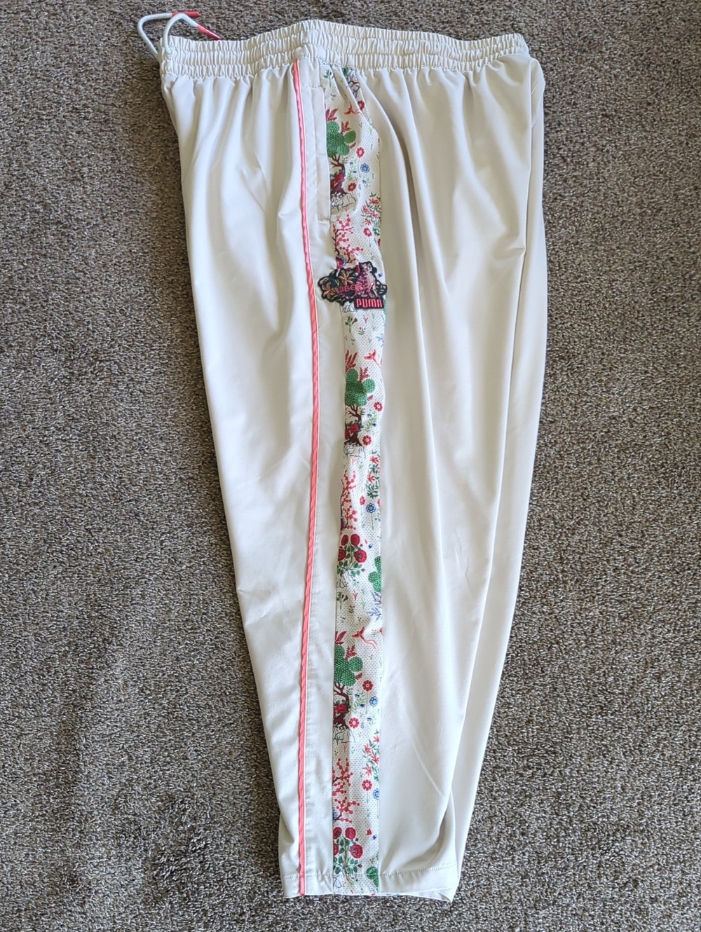 Puma X Liberty Beige Floral Track Pants - Picture 8 of 9